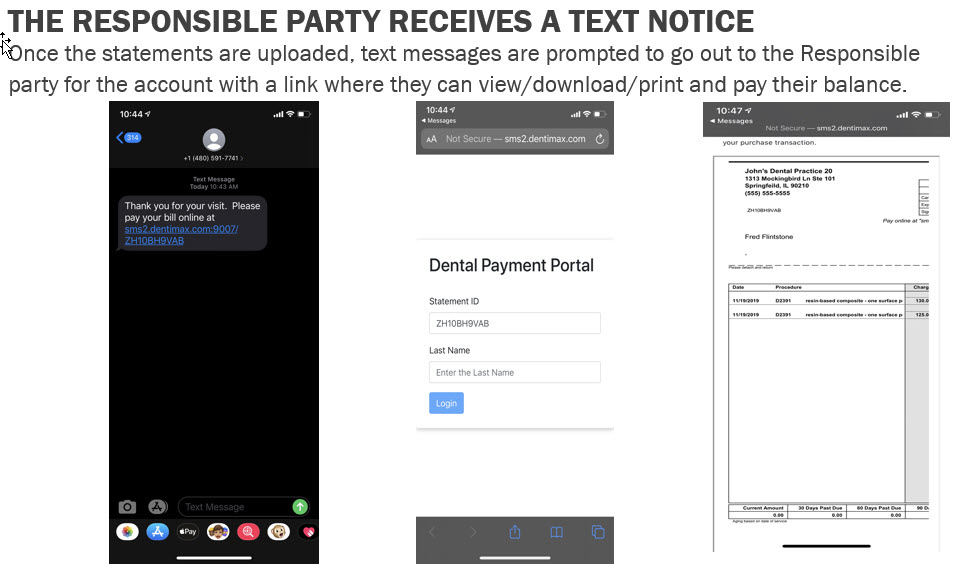 Text message notifications